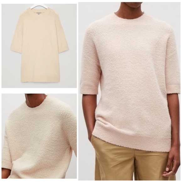 white short sleeve jumper